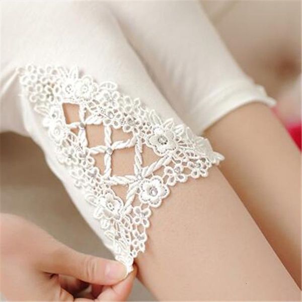 

summer short pants casual women legging hollow elastic triangle leggins cropped trousers candy colors, Black