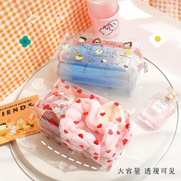 

pencil bags transparent big case pvc school supplies bag stationery gift back to box by kevin&sasa crafts