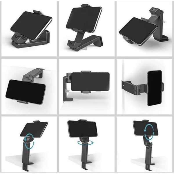 

phone holder travel mobile portable flexible bracket dining table stand desk tablet for bed cell mounts & holders