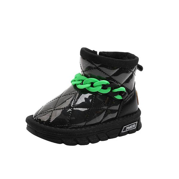 

baby boots kids shoes girls boys short snow boot childrens footwear winter warm children shoe student moccasins soft leather 1-3 years b9198, Black;grey