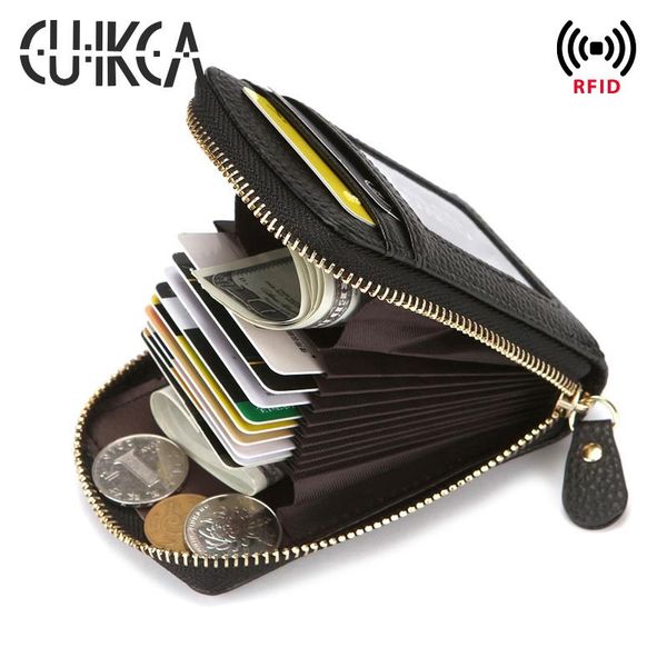 

card holders cuikca leather holder travel journey bank organizer wallet ticket bag case zipper, Brown;gray