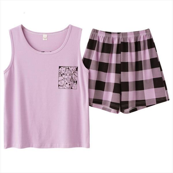 

bzel simple pyjamas pajamas womens sleepwears cotton short sleeve pijama sets homewear cute cartoon lounge wear t shits, Black;red