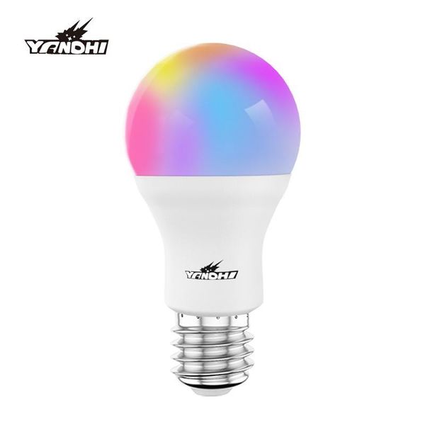 

smart home control tuya zigbee e27 10w lamp 220-240v led light dimmable timer function voice bulb life rgbcw