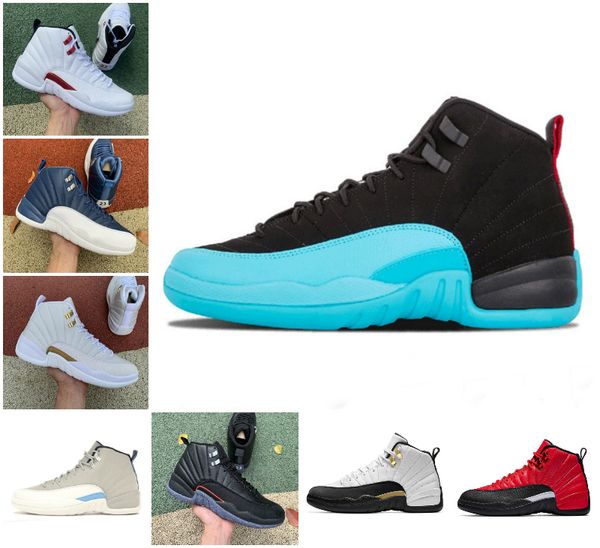 

2022 jumpman gamma blue 12 12s mens basketball shoes twist utility grind indigo reverse flu game dark concord ovo white royalty taxi fiba pl