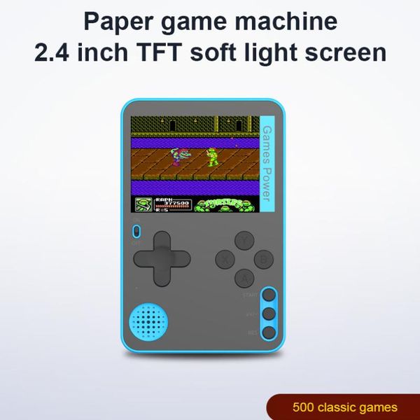 

portable game players 500 in 1 retro video console handheld pocket games mini player for kids gift accessories