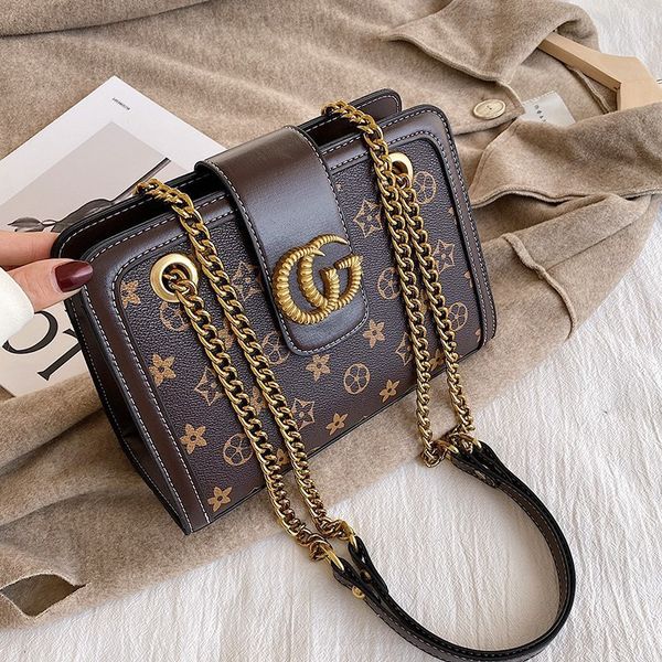 

bag women's new 2021 net red same fashion versatile chain shoulder korean portable diagonal small square bag