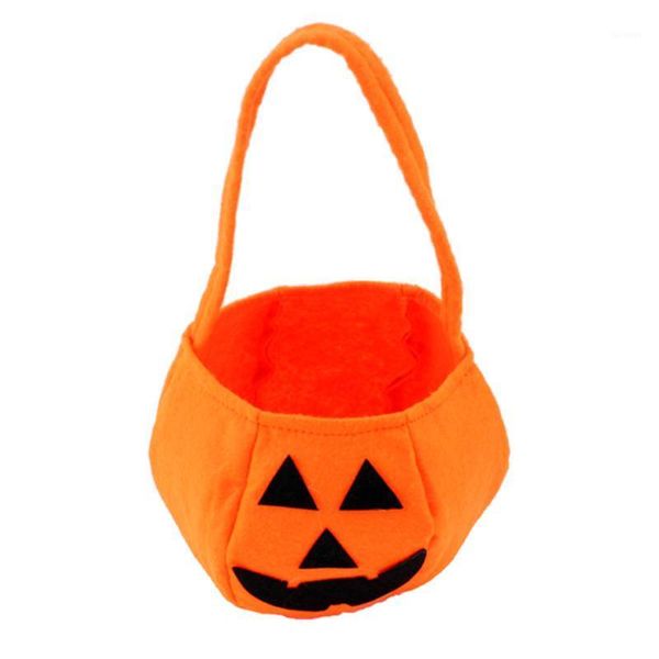 Borse portaoggetti Forniture per feste di Halloween Tessuti non tessuti Puntelli di zucca Bambini Giocattoli per bambini Borsa per caramelle