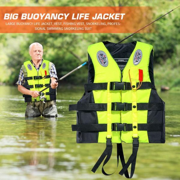 

adults life vest with whistle swimming boating water sports buoy jackets &