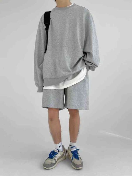 

boys' suit version handsome sports leisure sweater and trousers three piece student couple, Black