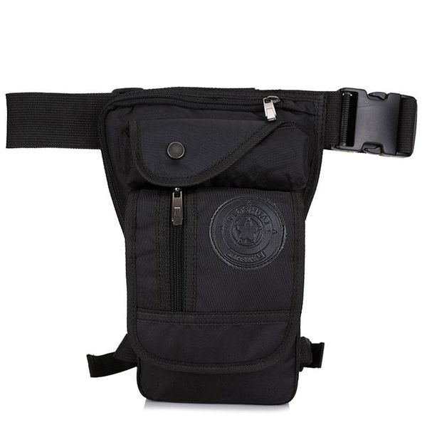 

waist bags men nylon pack cross body fanny bag travel drop thigh pouch motorcycle rider hip belt leg