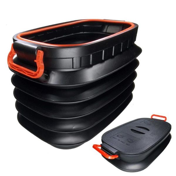 

car organizer 18l styling folding tidying bucket storage box collapsible rear auto trunk