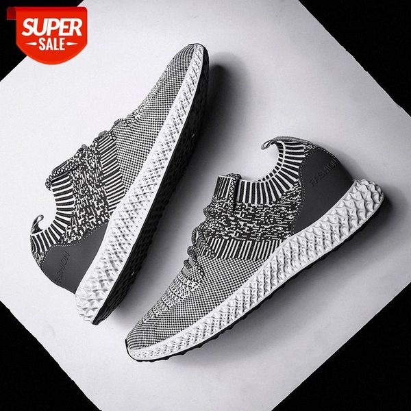 

men's shoes summer breathable mesh flying woven sports running youth casual trendy #g149