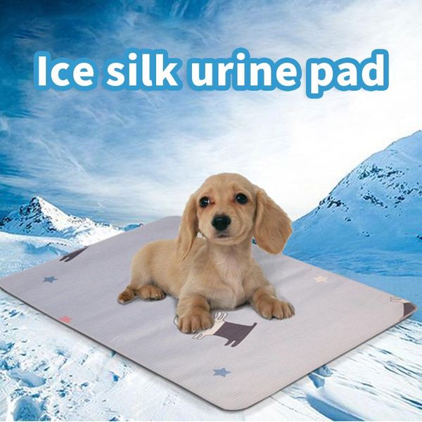 

kennels & pens hond coussin gatos tapis summer dog cooling mat for cama perro cat bed breathable dual-use urine pad washable mascotas produc