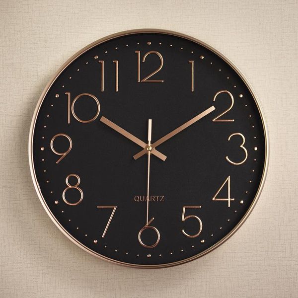 

wall clocks nordic silent clock modern minimalist design glass creative digital bedroom zegary scienne home watch ab50wc
