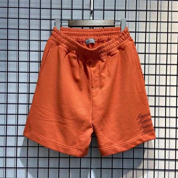 

summer we11done shorts men women cotton breechcloth casual loose orange apricot black welldone beach men's, White;black