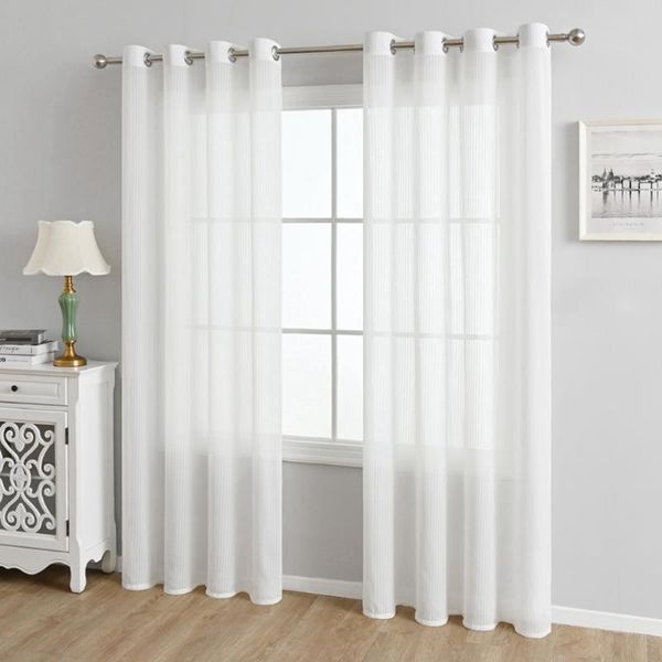 

curtain & drapes blackout curtains thin gauze fabric tulle sheer window for living room bedroom home textile