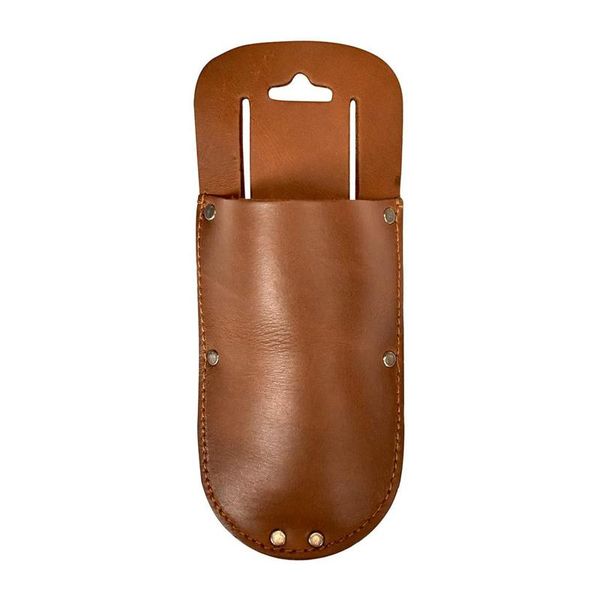 

planters & pots professional garden pruning shear pouch gardening pruner shears sheath, premium pu leather protective case cover brown