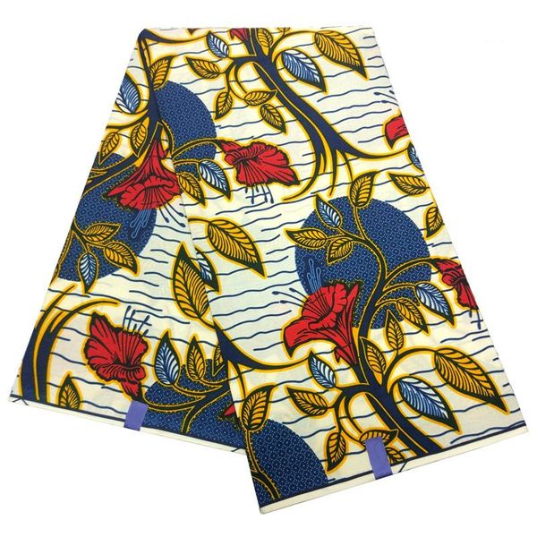 

ribbon 2021 fashion design flowers circle ripple prints fabric african wax, Pink;blue