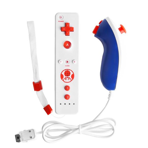 

build motion plus for wii game console wireless remote controller with montion sensor nunchuck gamepad controllers & joysticks