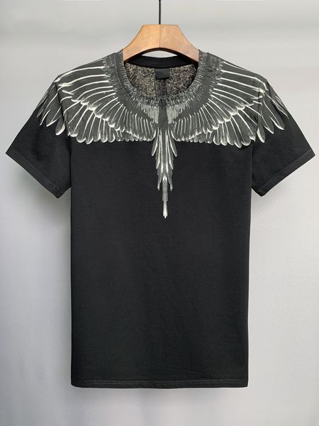 

transport of high-quality cotton t shirts summer, european american short-sleeved t-shirt fashion and casual printed md213, White;black