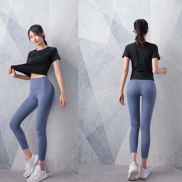 

yoga outfit pocket sports leggings sport women fitness elastic push up gym pants slim