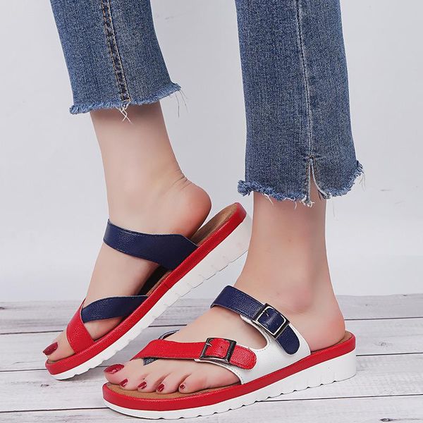 

women's summer flat bottomed slippers, Black