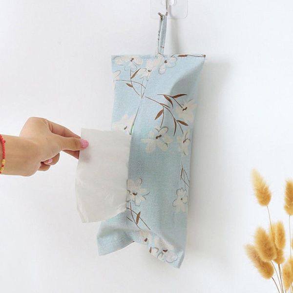 

tissue boxes & napkins cute cartoon fabric box napkin paper container case cotton and linen home decoration 1pc towel car