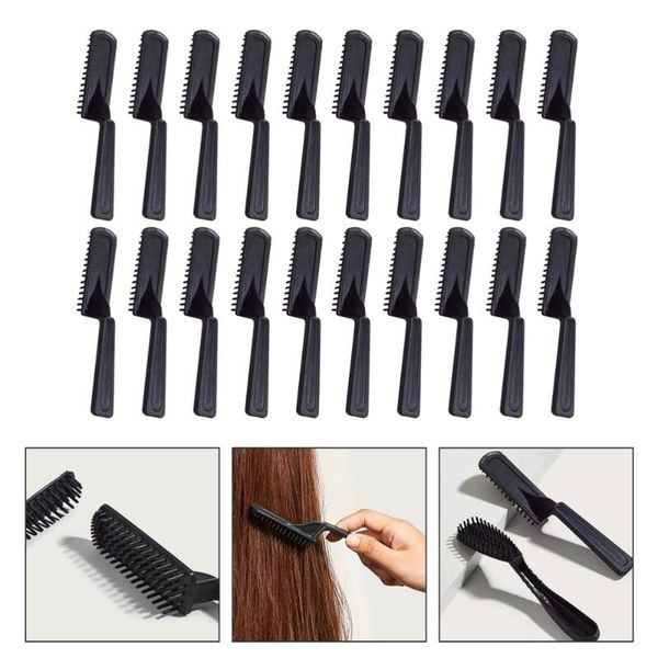 

hair brushes 20pcs color comb dyeing salon coloring tools, Silver