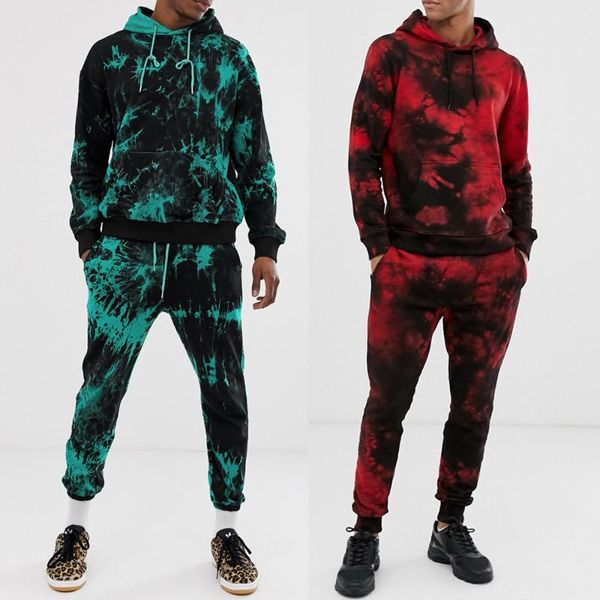 Männer Trainingsanzüge Mode Trainingsanzug 2021 Frühling Herbst Hip Hop Sweatsuits Männer Streetwear Kleidung 2 Stück Set Jogger Sets Für junge