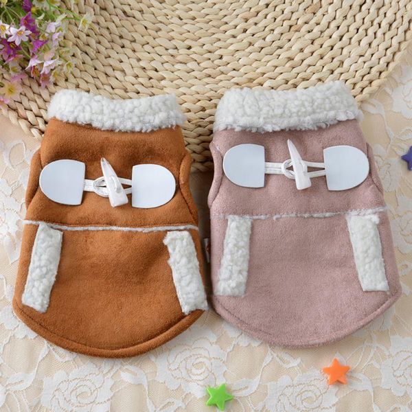 

dog apparel small winter warm clothes pet clothing coat shield motorcycle vest suit