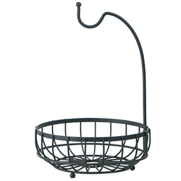 

dishes & plates practical home universal hollow storage iron rack fruit basket drain water with banana hook lightweight gift kitchen
