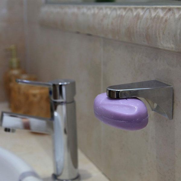

soap dishes bathroom magnetic abs storage holder container wall attachment adhesion shelf for kitchen hardware