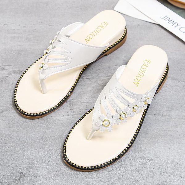 

slippers comfortable female shoes 2021 ladies summer woman flip flops slides fashion beach sandals pantuflas mujer, Black