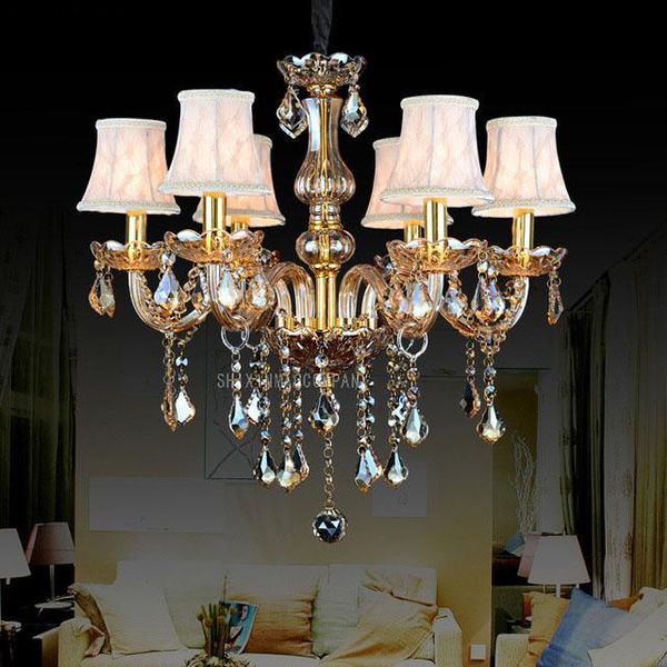 Lampadari Luxury Modern Crystal Chandelier Cristals Light Breve Art Candela Lighting Black Avize