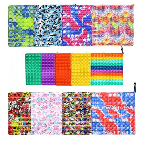 

big size 20cm fidget toys square antistress toy push bubble figet sensory squishy jouet pour autiste for children gift fwf7518