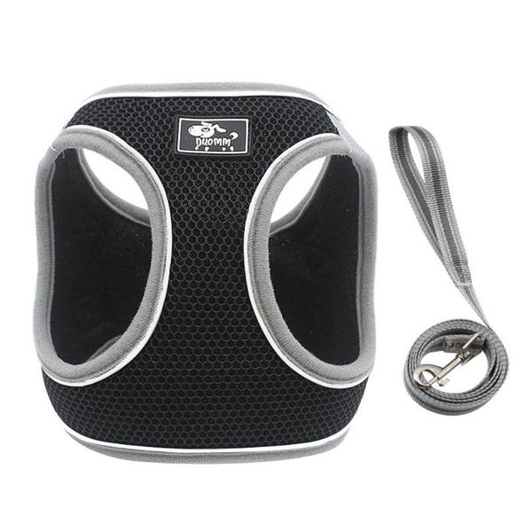 

dog collars & leashes pet vest strap walking lash adjustable mesh soft durable puppy harness