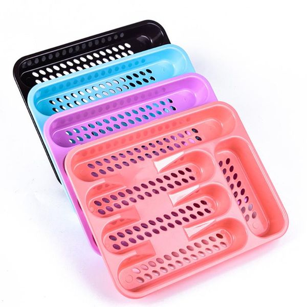 

kitchen storage & organization 1pc tableware drain container draw sorting box plate multifunctional for home (random color)