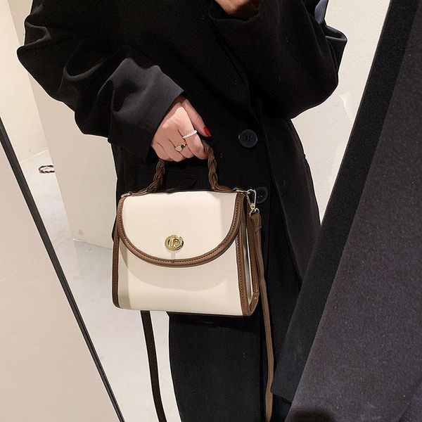 

evening bags female shoulder bag square fashion women handbag pu leather simple youth girl daily trending all-match 2021