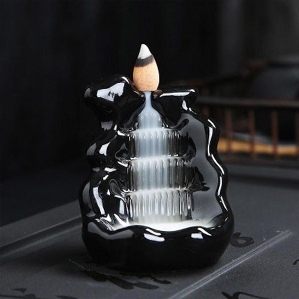 

fragrance lamps 8 styles tower ceramic holder backflow censer smoke reflux incense stick burners