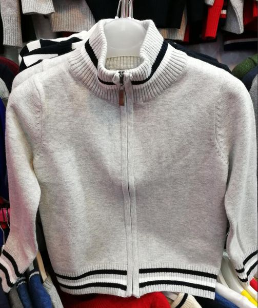 

2021 children pullover crocodile designers hoodie knitting sweater coat boy hoodies kids knit shirt baby boys cotton thin sweatshi2231, Blue