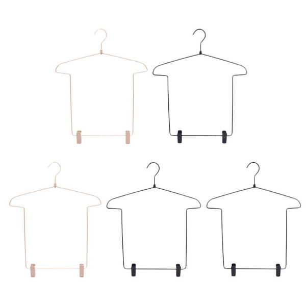 

hangers & racks 5pcs skidproof cloth hanger clothes wardrobe bracket (random color)