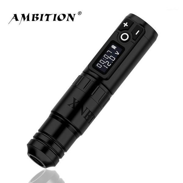 

ambition flamingo wireless tattoo pen machine brushless motor 1950 mah lithium battery fast charge for travel portability guns kits1