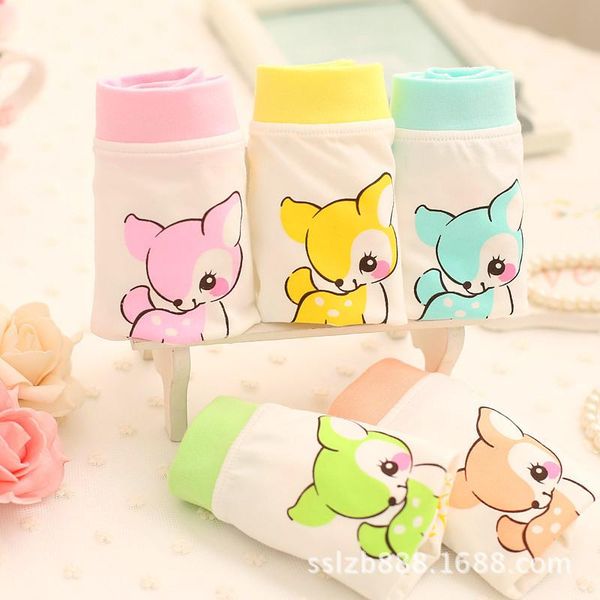 

panties good quality girls underwear boxer cotton kids cartoon children princess baby underpants 4pcs/lot 2-10y, Camo