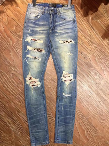 

new design arrivals mens jeans designer jeans patchjeans casual men pants high street biker luxyrys denim pants size w29-w40, Blue
