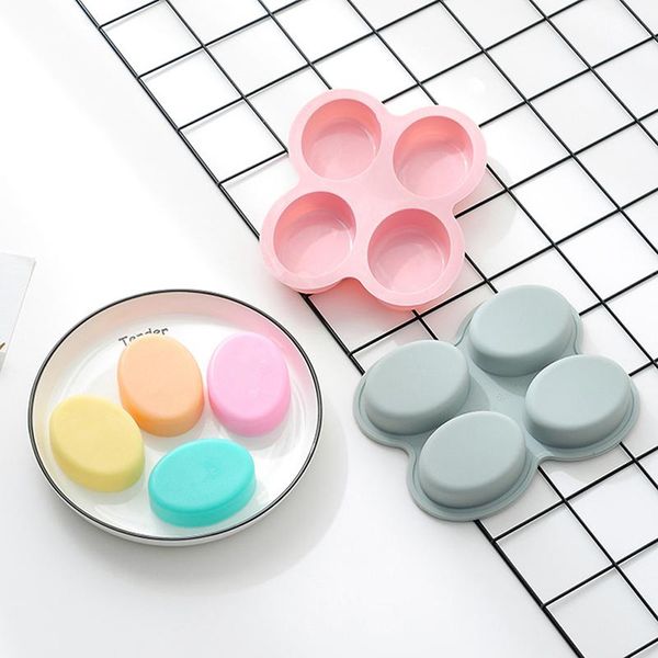 

craft tools multi-function silicone soap mold diy 4 grids handmade tool making
