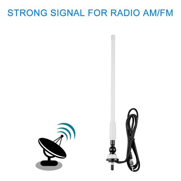 Auto GPS Zubehör Marine Boot Radio Antenne Wasserdichte Gummi Ente Dipol Flexible Antenne FM AM Modulatoren Für Yacht ATV UTV RV Traktor