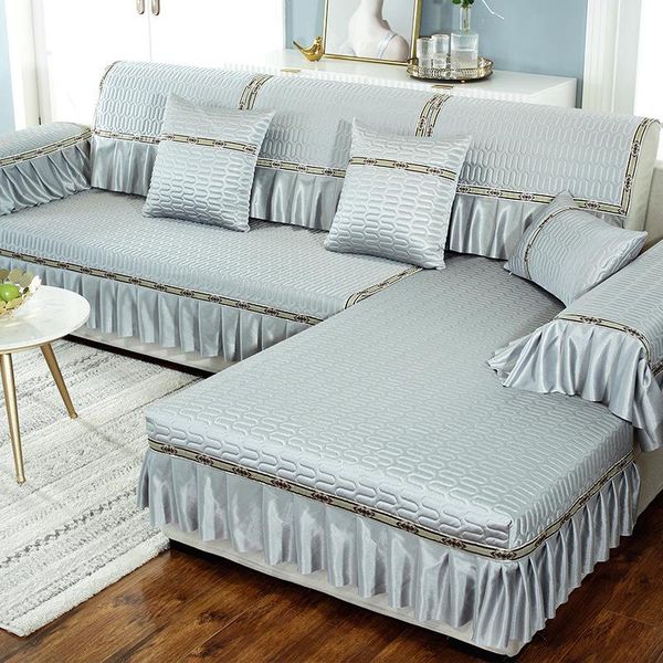 

chair covers 2021 special offer european style wavy edge sofa for living room latex cool cover washable thicken cushion case non-slip