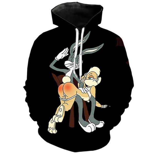 

men's hoodies & sweatshirts hoodie 3d cartoon anime boys and girls, children's fashion casual, stylish personality sweatshirt 2021, Black