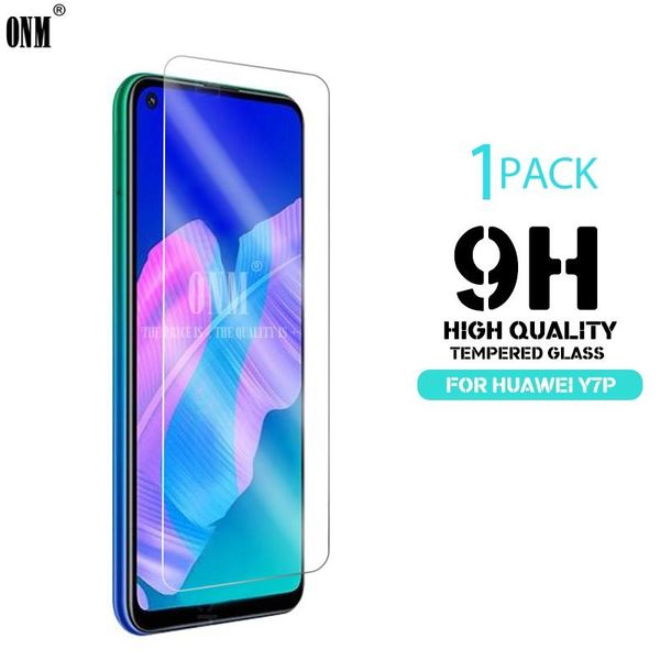 

cell phone screen protectors y7p tempered glass for huawei protector 2.5d 9h 6.39" protective film