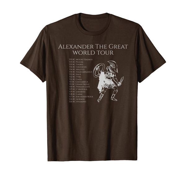 

Greek History Shirt Alexander The Great World Tour Gift, Mainly pictures